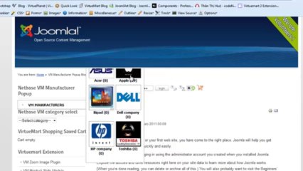 Virtuemart Manufacturers Scroller