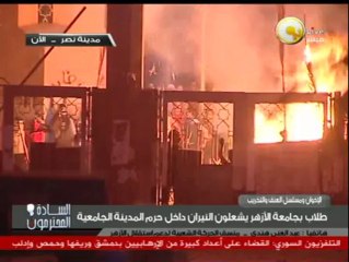 عبدالغني هندي: أطالب بالقبض على الطلاب المجرمين الذين يحرقون المدينة الجامعية