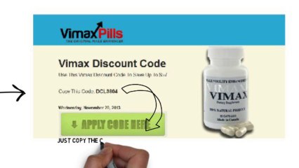 Vimax Discount Code - How to Get Vimax Discount Code For Free