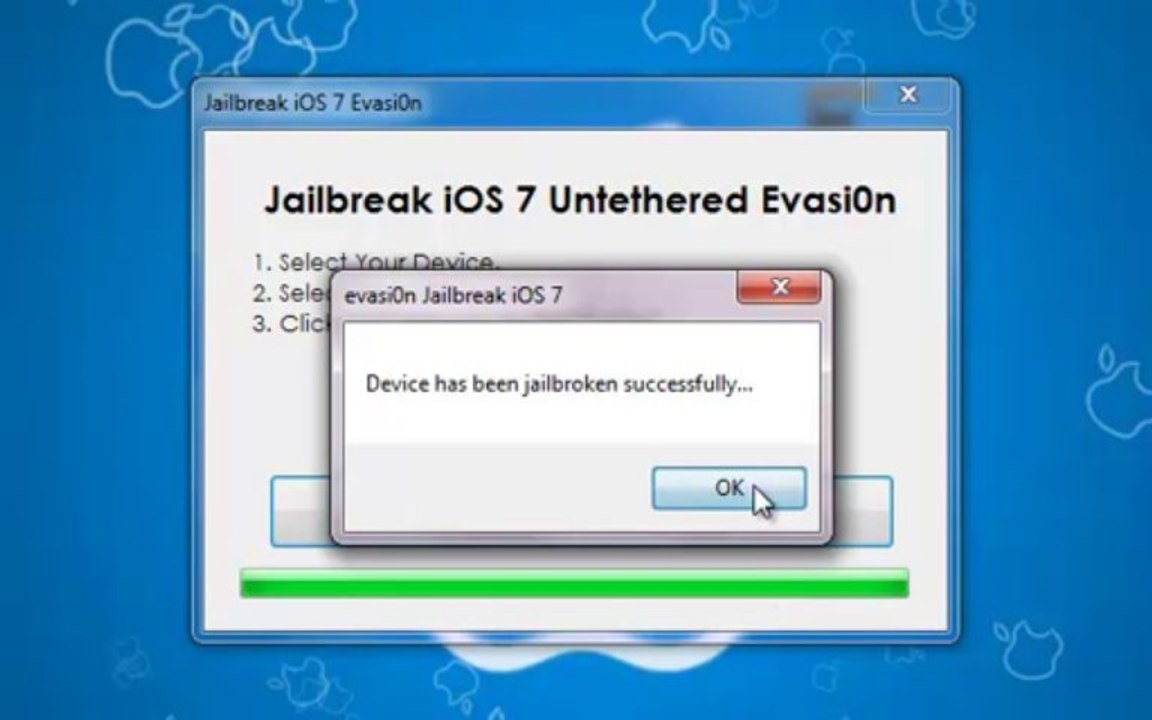 Easy Jailbreak 7 tutorial by Evasion, iOS 7 jailbroken on iphone