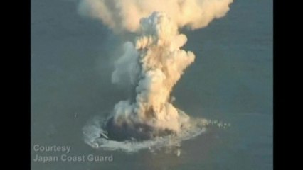 Undersea volcano delivers new island