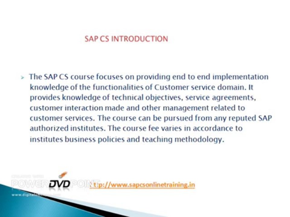 sap cs training