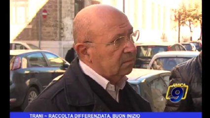 Trani | Raccolta differenziata, buon inizio