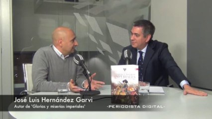 José Luis Hernández Garvi, autor de 'Glorias y miserias imperiales'. 20-11-2013