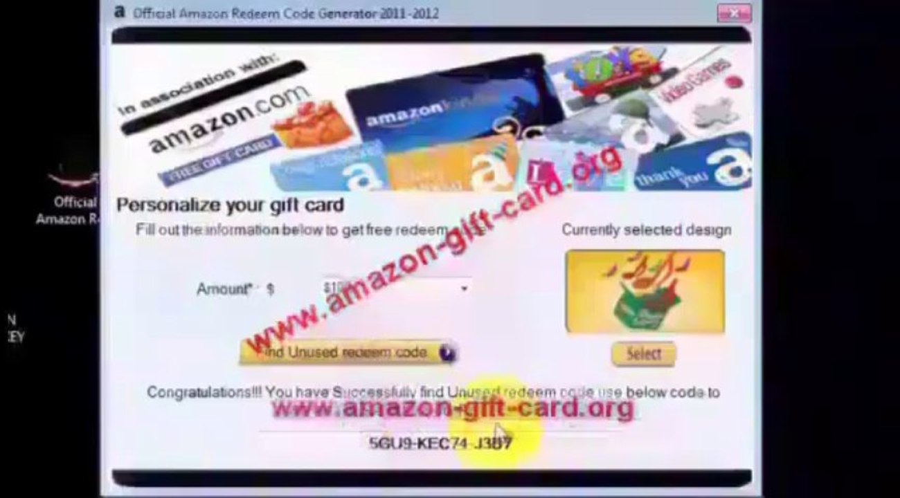 Free Free Amazon Gift Card Code Generator 2013 New Working Amazon Gift Card Code Generator