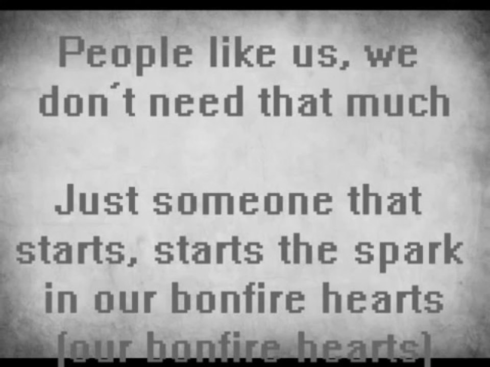 James Blunt - Bonfire Heart (Lyrics)