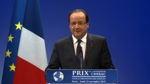 Cérémonie de remise du Prix de la Fondation Chirac pour la prévention des conflits