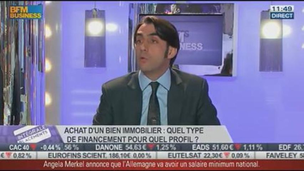 Immobilier: quel financement pour quel profil? Jérôme Robin, dans Intégrale Placements – 21/11