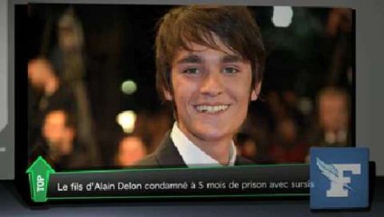 Le fils d'Alain Delon condamné à de la prison avec sursis
