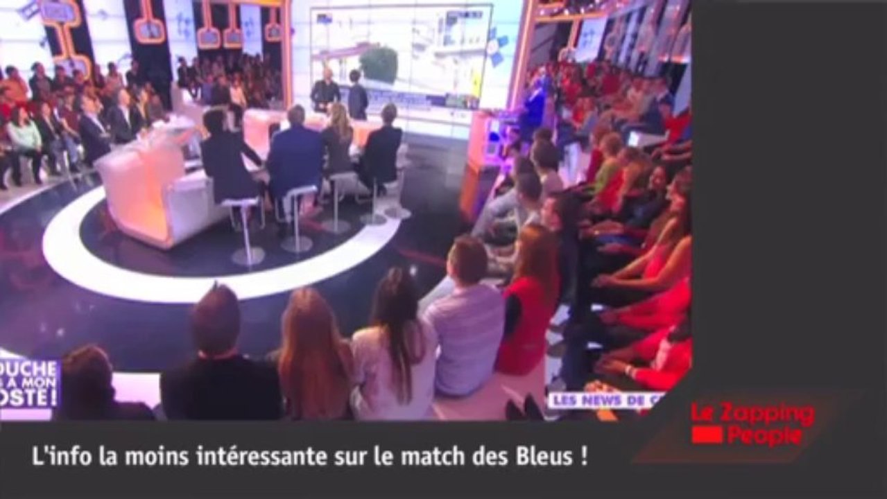 Qualification de l'Equipe de France : Hanouna en blond, De Caunes en anglais, etc !