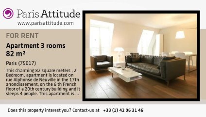 2 Bedroom Apartment for rent - Pereire, Paris - Ref. 7856