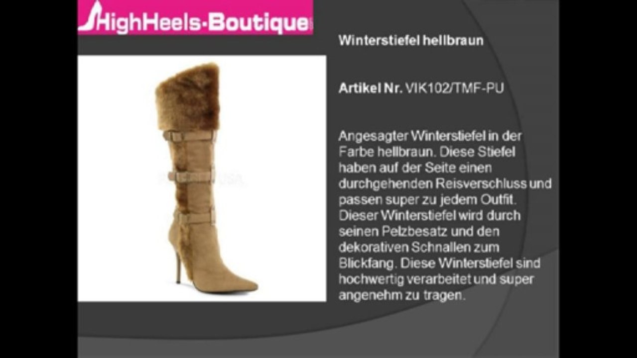 Sexy Winterstiefel für die kalte Jahreszeit!