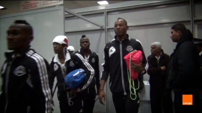 تصريحات فريق مازمبي إثر وصولهم لمطار تونس قرطاج