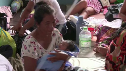 Nurses battle fatigue in tide of Philippine typhoon births
