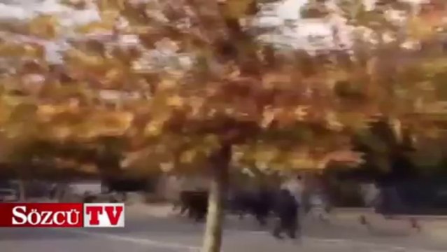 Başbakanlık yakınlarındaki olay anı