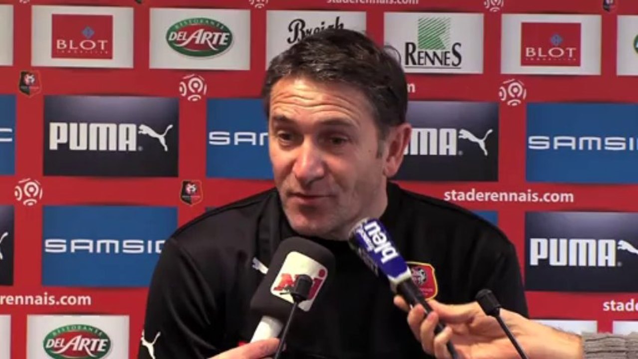 Conférence de presse SRFC/Bordeaux : Philippe Montanier