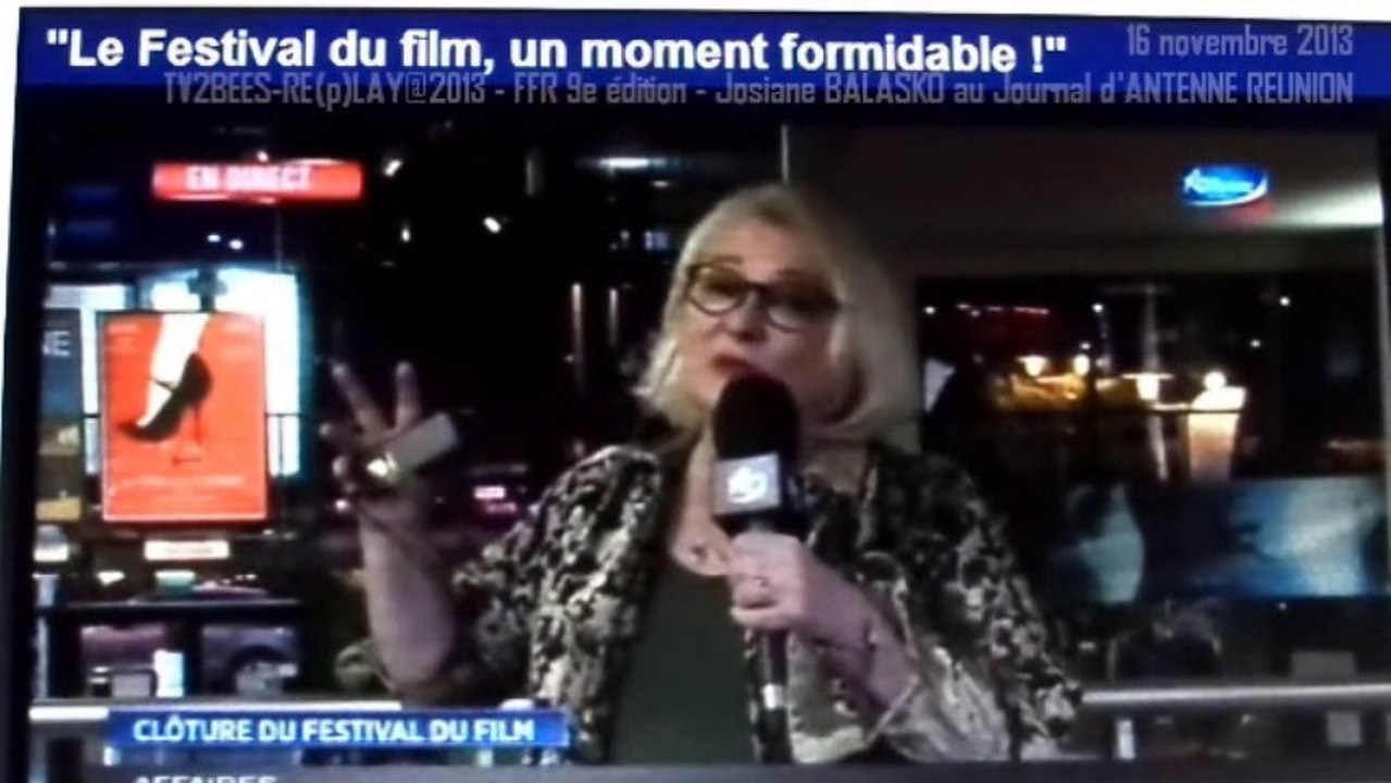 9ème FESTIVAL du FILM de La REUNION (6) Balasko TV (16 nov 2013)