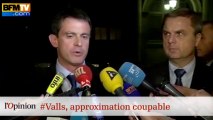 #tweetclash : #Valls, approximation coupable