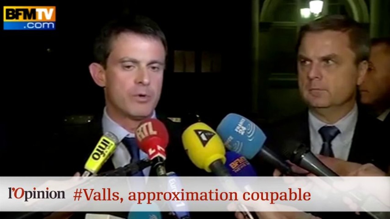 #tweetclash : #Valls, approximation coupable