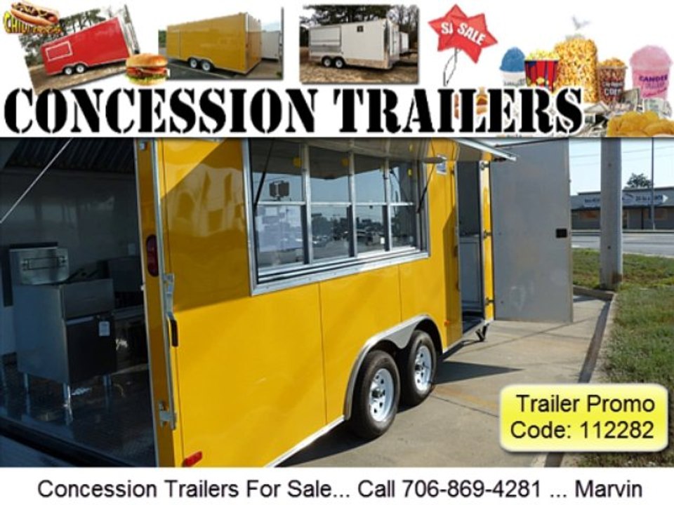 Mobile Food Concession Trailer For Sale - 706-869-4281