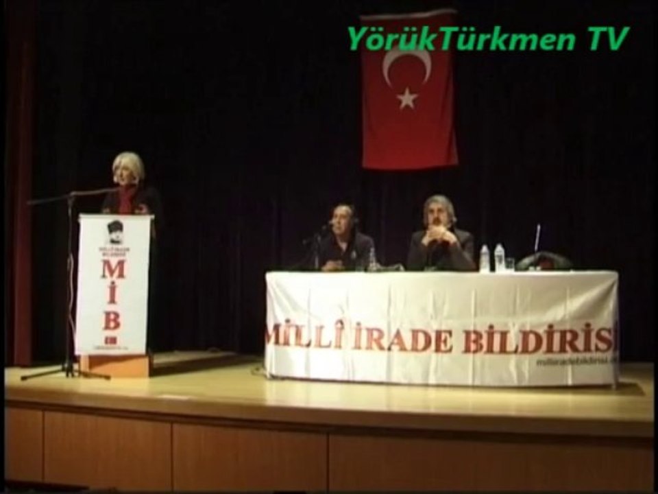 İZMİR MİLLİ İRADE İMZACILARI TOPLANTISI  BANU AVAR IN KONUŞMASIDIR 17 KASIM 2013