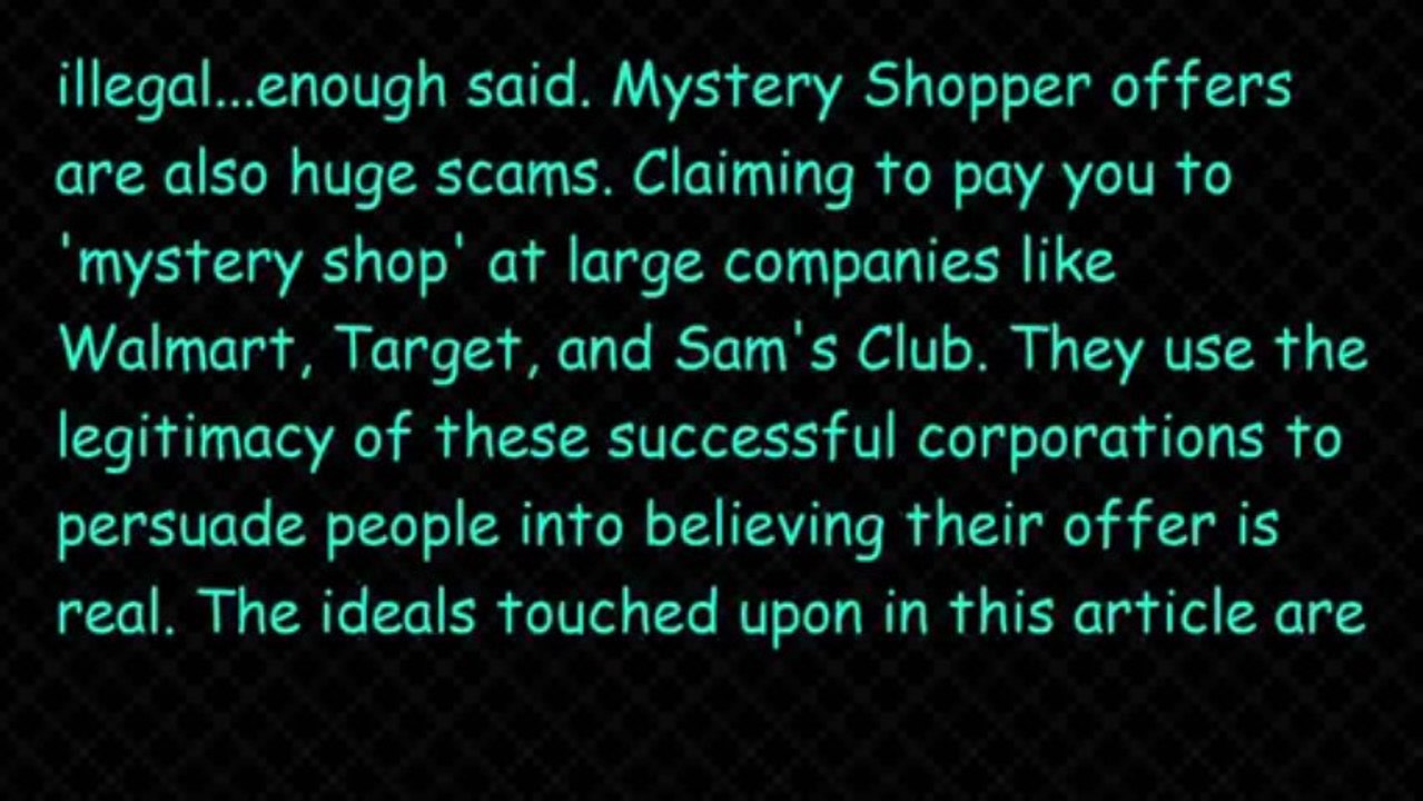 How To Avoid Work At Home Scams