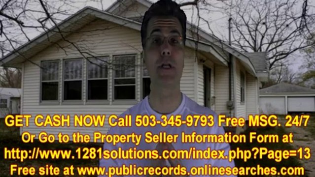 FORECLOSED PROPERTY TAXES wants to BUY Property