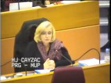 CRIDF Intervention de Marie-José Cayzac sur le soutien aux associations environnementales