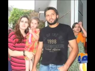 یہ میری بیوی نہیں شاہد افریدی کا اظہار خیال