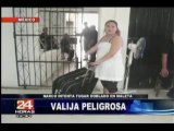 Narco mexicano intenta escapar en una maleta de la carcel