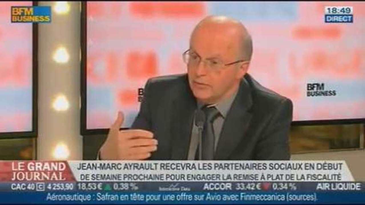 Jean-Paul Betbèze, membre du cercle des économistes, dans Le Grand Journal - 21/11 4/4