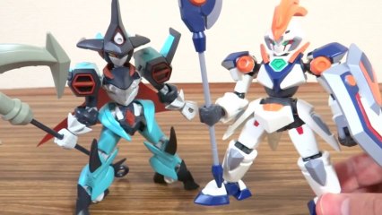 LBX カスタムウエポン019  ベリアルライフル ・ギガントシールド・RL-3スティンガー 組み立て レビュー ダンボール戦機ウォーズ プラモデル ガウンタ・イゼルファー