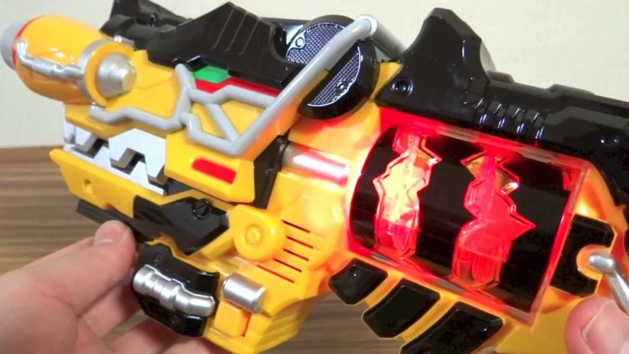 SPスペシャル獣電池 ガブリボルバーで音声確認レビュー プレミア発表会 獣電戦隊キョウリュウジャー