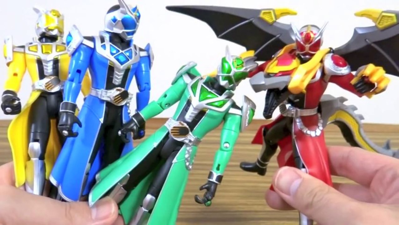 WAP! 全４フォームでオールドラゴン！ 仮面ライダーウィザード レビュー ウィザードアクションプリーズ シリーズ