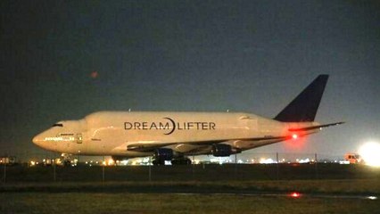 Boeing Dreamlifter 747 Lands At Wrong Airport, Can’t Take Off