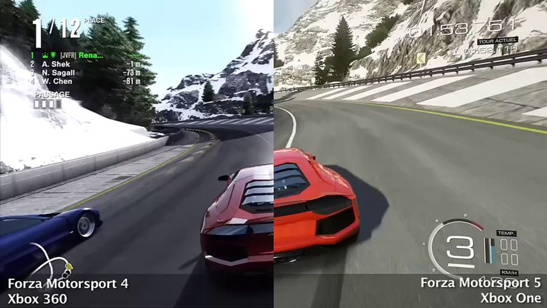 Forza Motorsport 5 - Bernese Alps (Xbox 360 vs. Xbox One) - Vidéo  Dailymotion