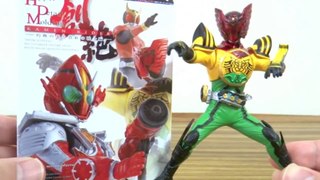 17  まずはスーパータトバコンボ！食玩 HDM創絶 灼熱の炎と真紅の戦士編 レビュー！仮面ライダー鎧武(ガイム) オーズ