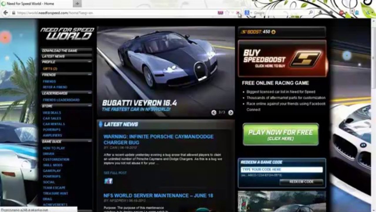 NFS World Boost Hack 2013 + Download
