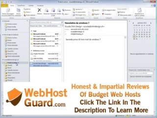 Shin Hosting: impostazione Outlook 2010