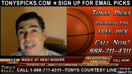 Miami Heat vs. Orlando Magic Pick Prediction NBA Pro Basketball Odds