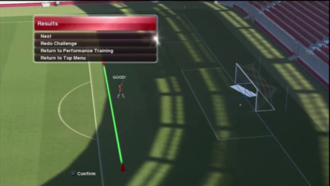 PS3 - PES - Basic Training - Dribbling - Shot
