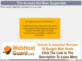 In general, what can get my account suspended? - Web Hosting Tutorial