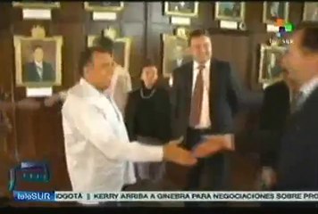 Monitores de la UE se reúnen con el presidente de Honduras