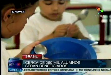 Los "Sin Tierra" de Brasil proveen alimentos orgánicos a escuelas
