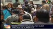Gobierno boliviano recomienda no subir precios de alimentos