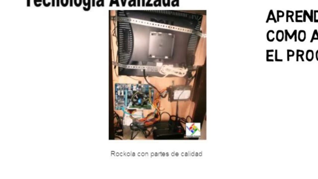 curso construir videorockolas