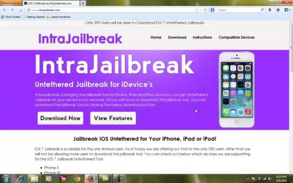 Jailbreak 7, 4.3.5 iPhone 5/3GS iPod Touch 4G/3G & iPad Evasion