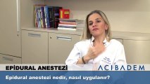 Epidural anestezi nedir, nasıl uygulanır?