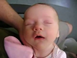 Baby Sleeping Funny Faces Dreaming