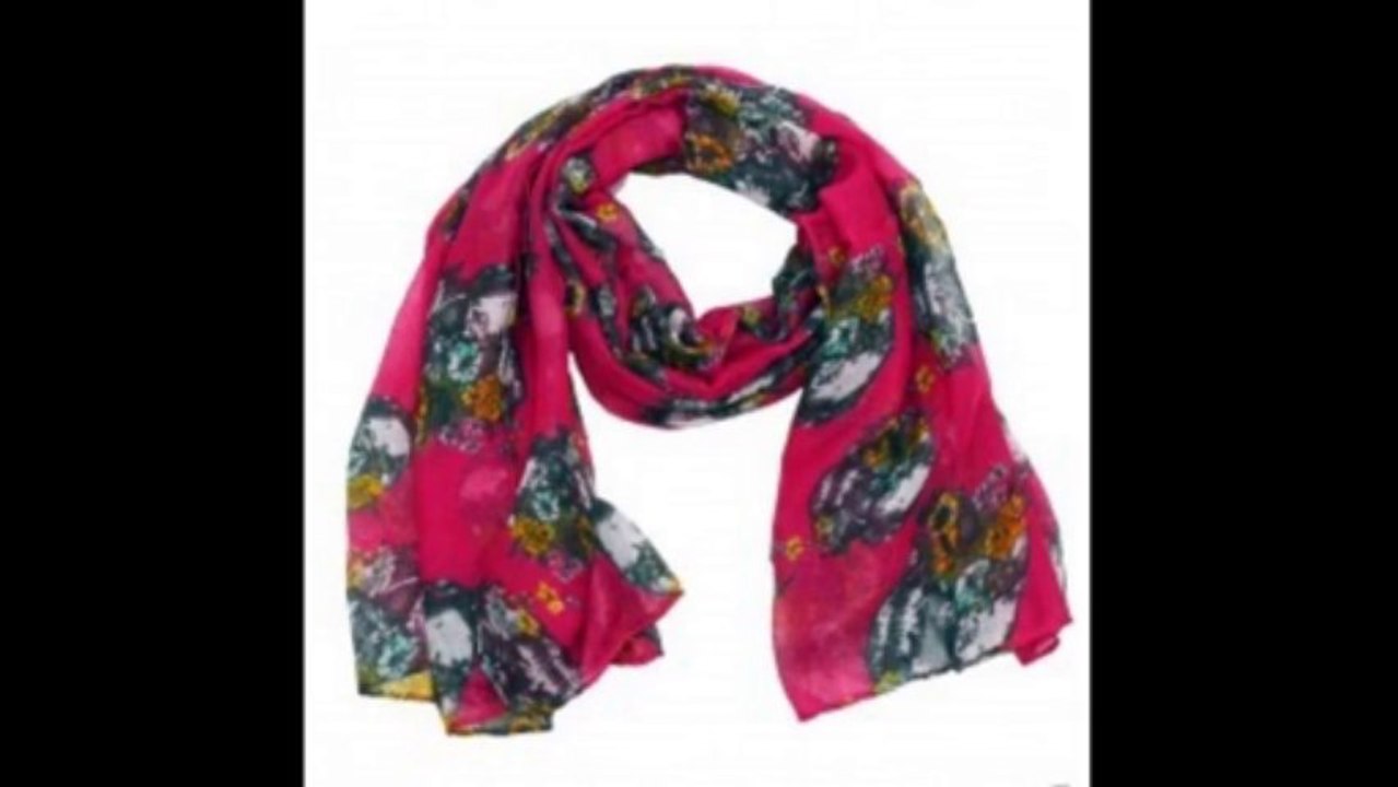 skull trend scarf
